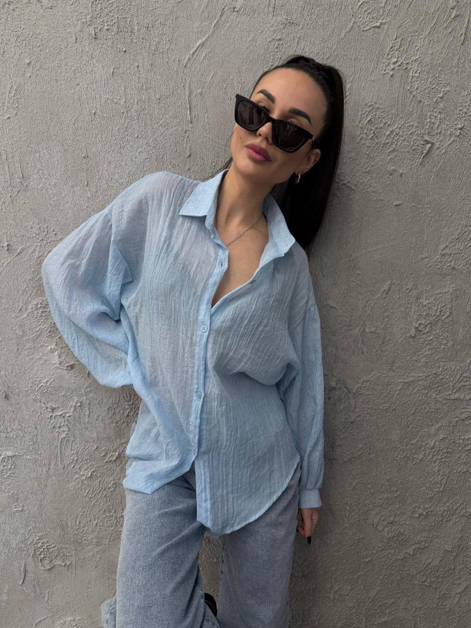 муслиновая модная рубашка,женская рубашка,рубашка,оверсайз рубашка,блузка из марлевки