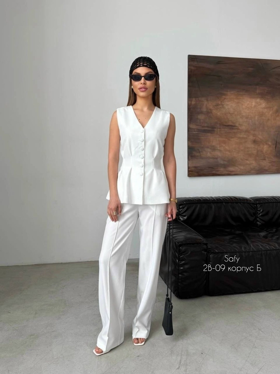 брючный костюм,летний женский брючный костюм с жилетом,брючный костюм с жилетом,брючный костюм с жилеткой,элегантные костюмы