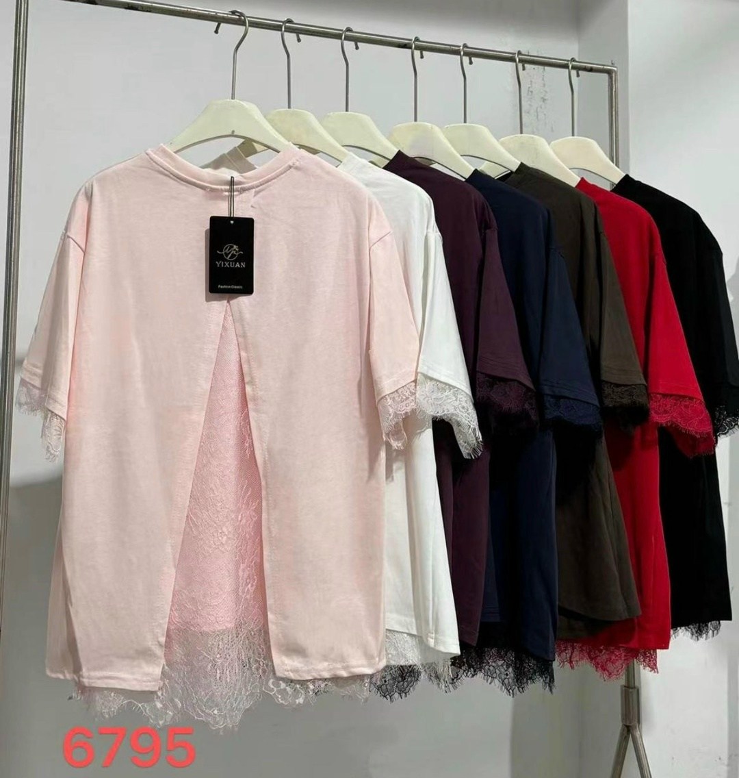 футболка с кружевами,кружевная футболка,футболка женская,футболки модные,блузка женская