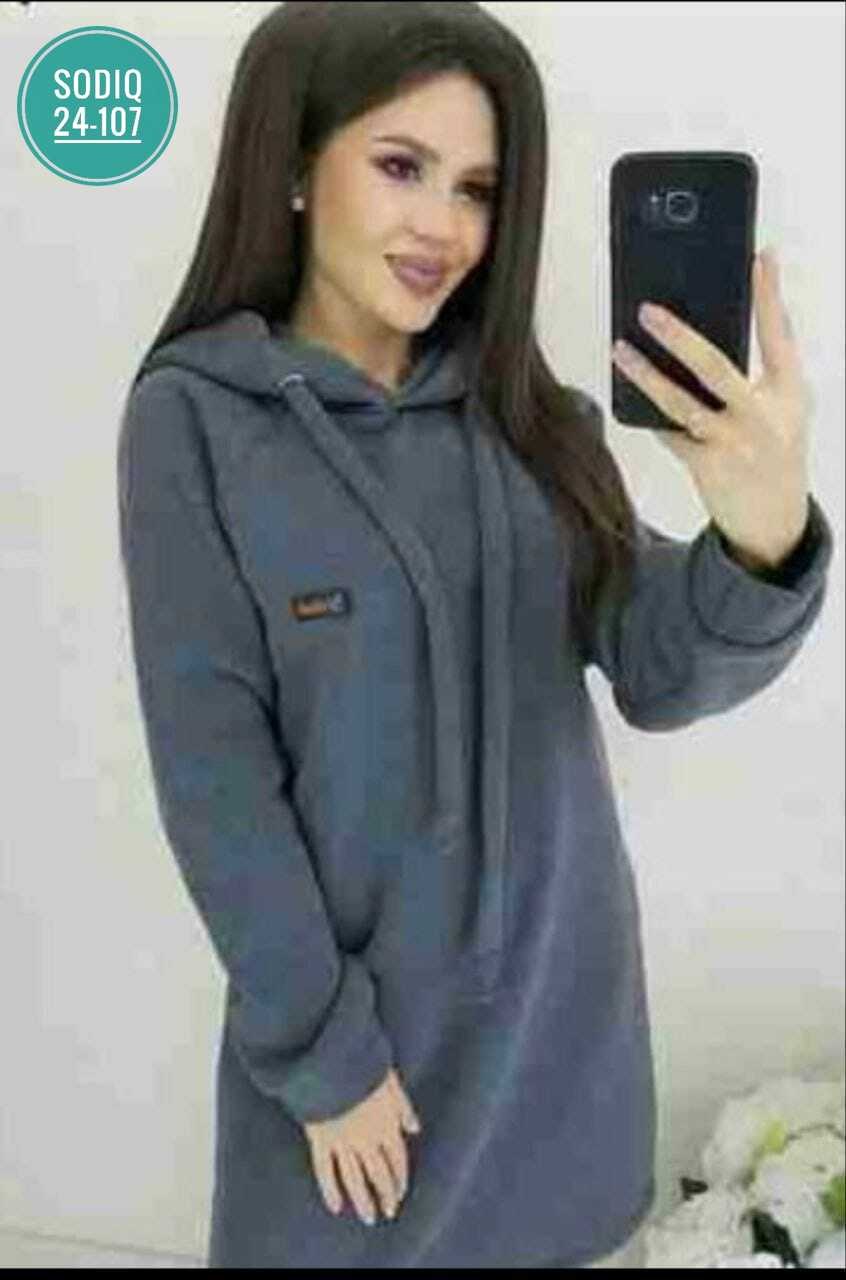 платье толстовка женское,платье на флисе,теплое платье с капюшоном,теплое платье худи,платье женское с капюшоном