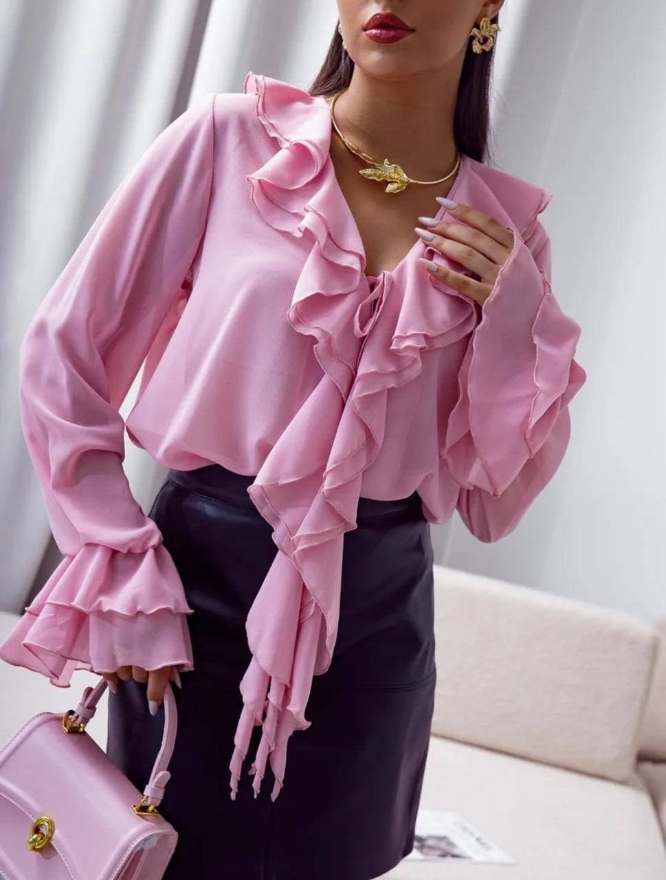 элегантные блузки,блузка с рюшами и воланами,блузка с рюшками,стильная блузка,блузка с рюшами