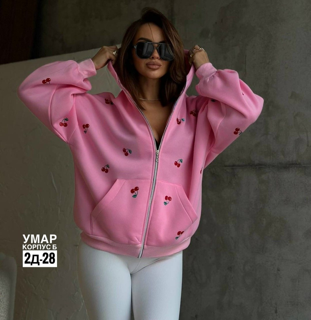 кофта женская,худи трехнитка,,кофта на флисе,зип худи