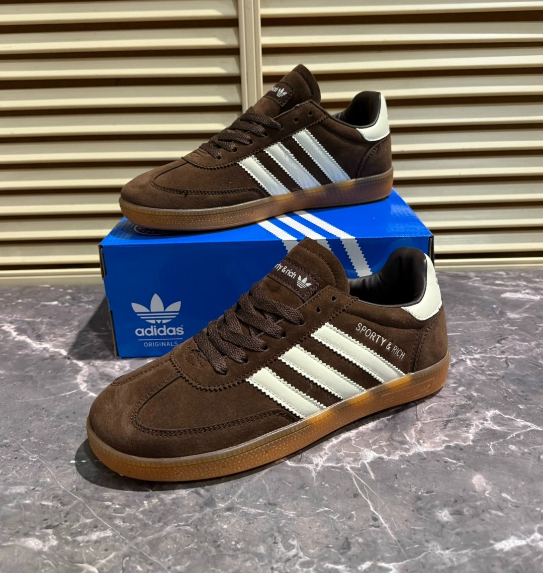 кроссовки adidas handball spezial,кроссовки летние adidas sporty and rich adidas цвет коричневый,кроссовки adidas handball spezial sporty & rich brown,кроссовки adidas spezial,кроссовки adidas handbal