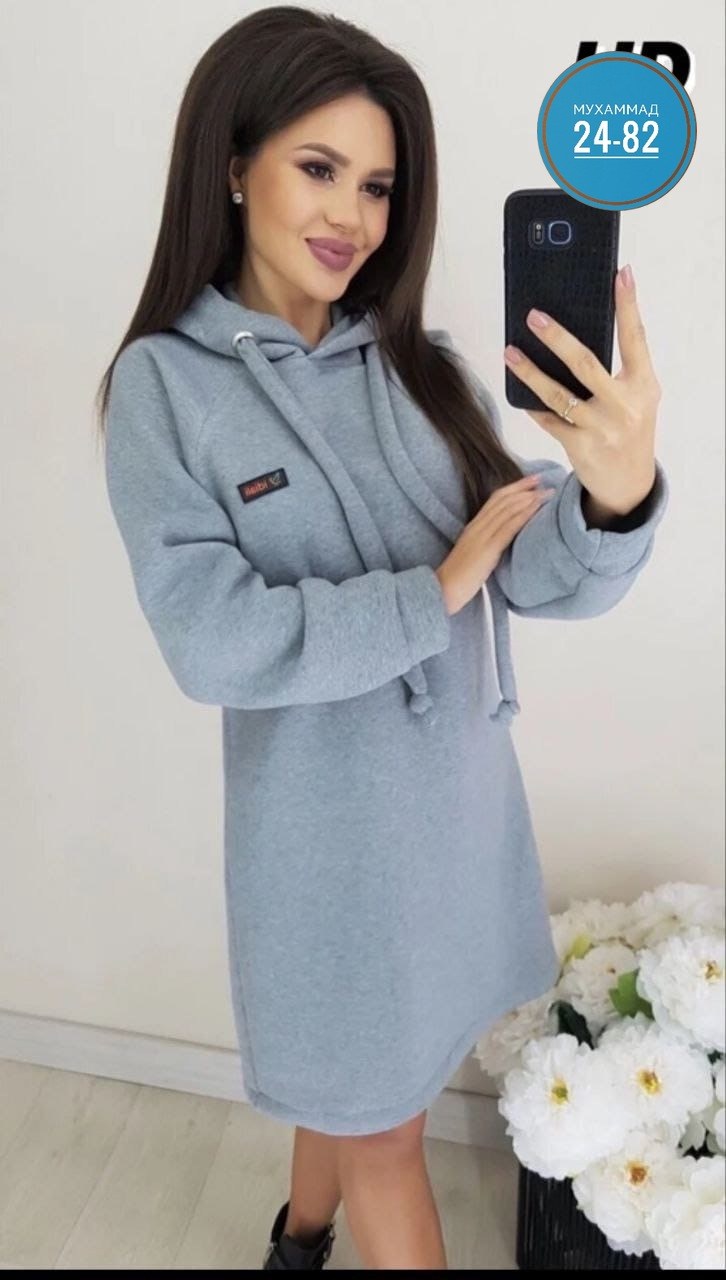 спортивное платье с капюшоном,платье с капюшоном,худи-платье,платье женское с капюшоном,спортивное платье