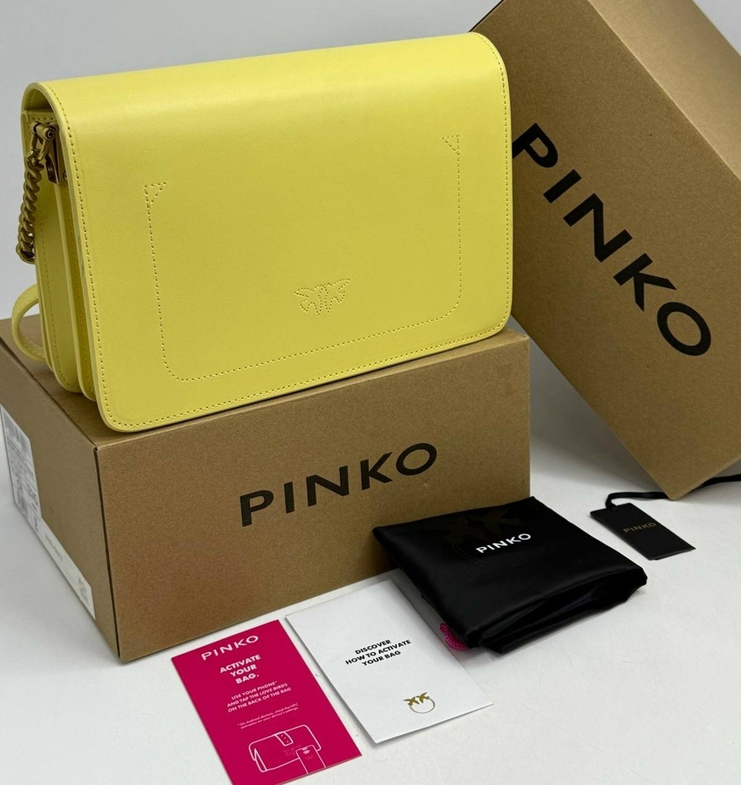 сумка pinko,сумка pinko женская,pinko сумка на плечо,сумка кросс-боди женская pinko love bag click simply черный,сумка pinko желтый