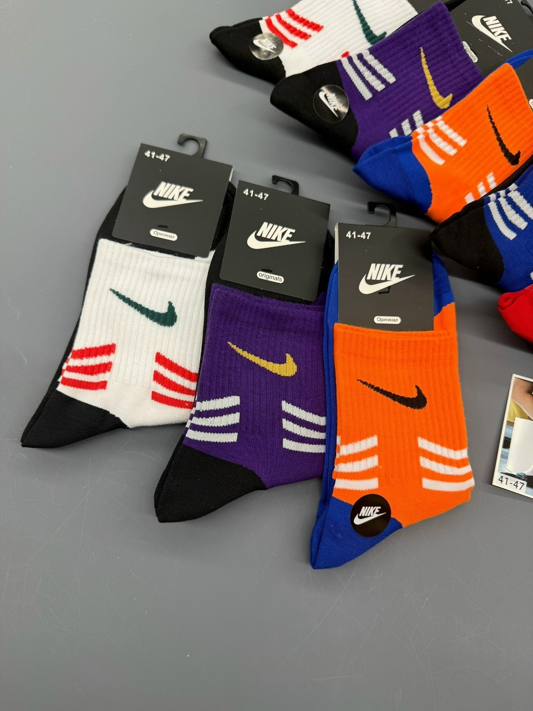 носки набор 5 пар средние nike,носки мужские,носки набор 5 пар средние,комплект носки мужские,носки спортивные