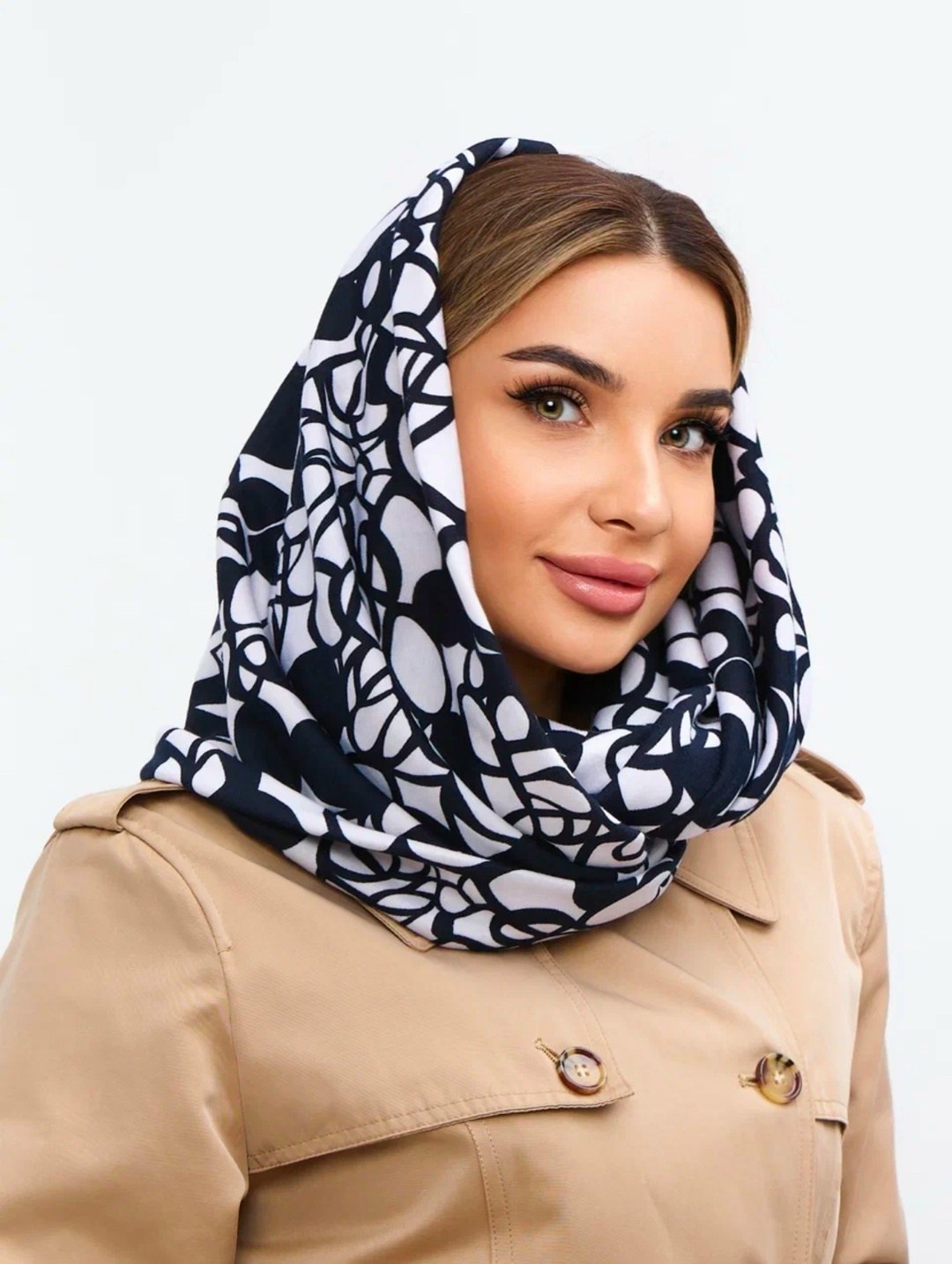 снуд трикотажный,женский снуд,снуд,шарф снуд,платок снуд