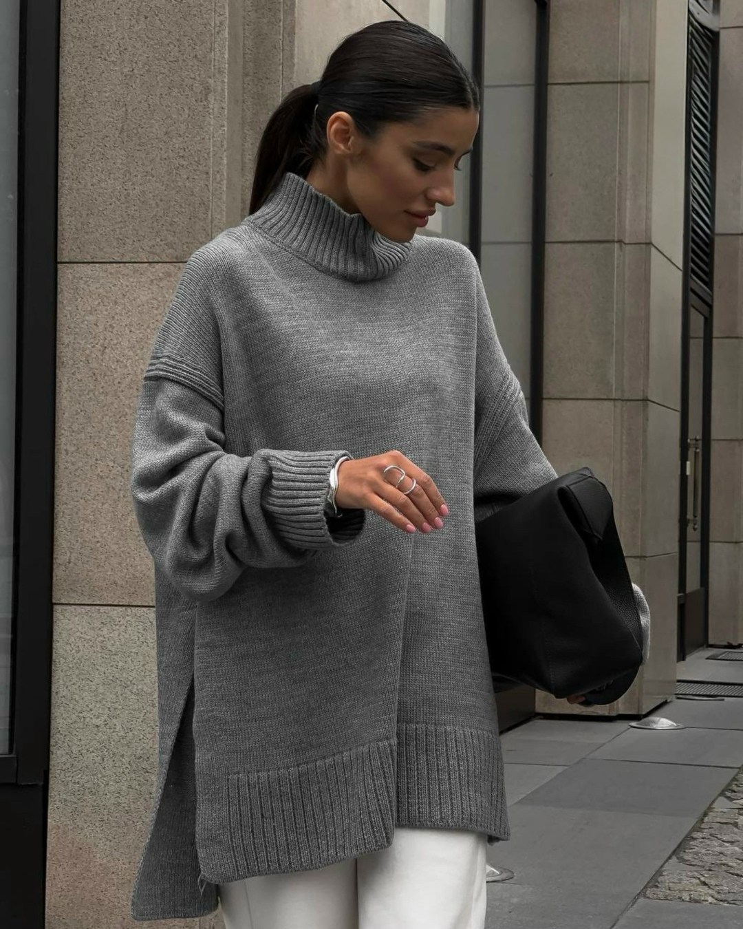 свитер оверсайз,свитер в стиле оверсайз,свитер с горлом оверсайз теплый,свитер с горлом длинный оверсайз,свитер оверсайз usmon style