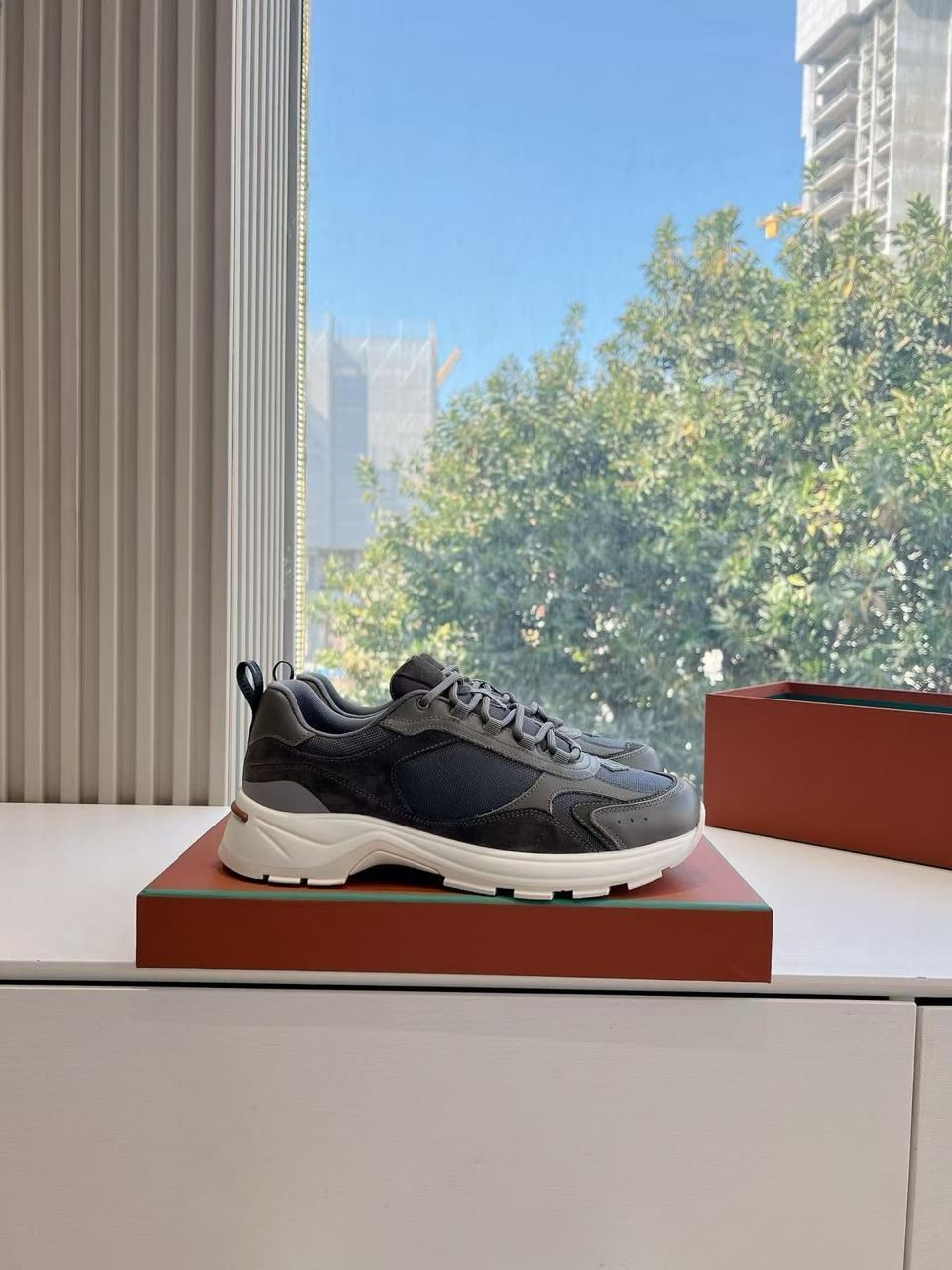 кроссовки loro piana,комбинированные кроссовки loro piana,кроссовки premium,комбинированные кроссовки,