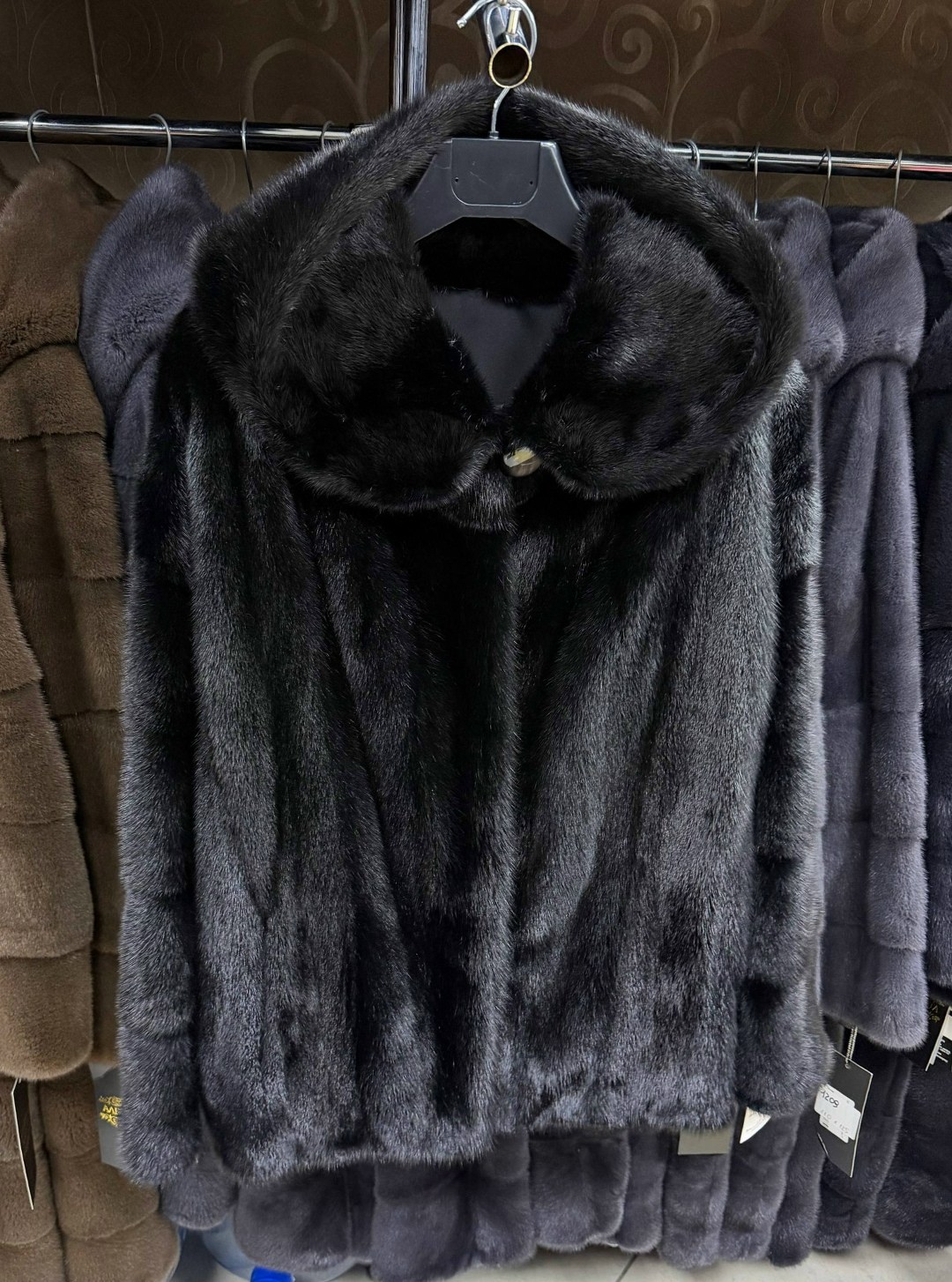 шуба норковая,шубка из меха европейской норки с капюшоном 80 см,шуба норка,шубка из меха европейской норки с капюшоном,шуба норковая с капюшоном