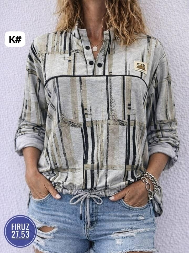 рубашка женская,повседневная рубашка,модная блузка,модная рубашка,трикотажная блузка