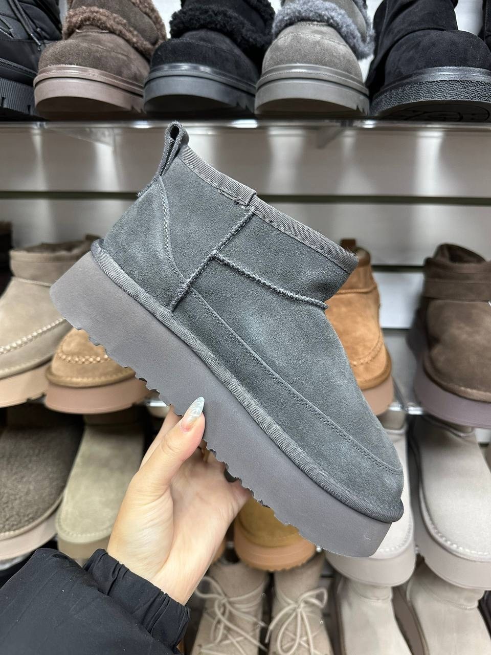 ,женские угги,угги зимние короткие на платформе,угги,модные угги