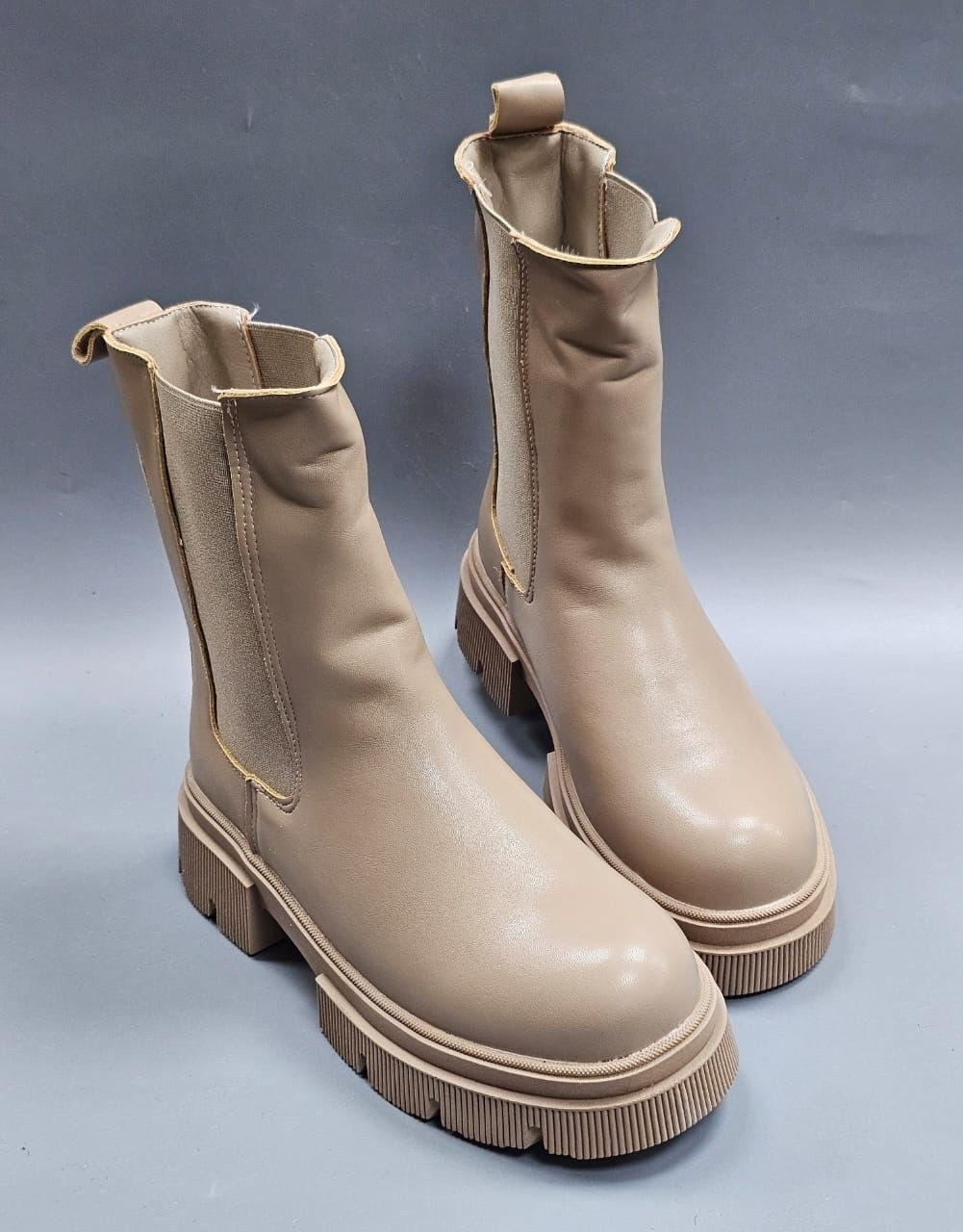 ,ботинки бежевые,ботинки женские,ботинки женские челси,женская