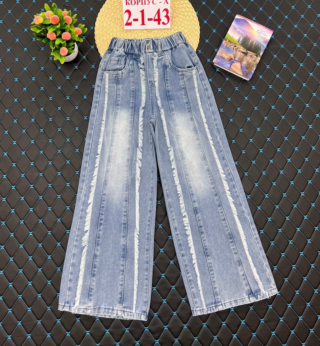 джинсы детский,брюки джинсы,джинсы широкие для девочки,джинсы повседневные,широкие джинсы