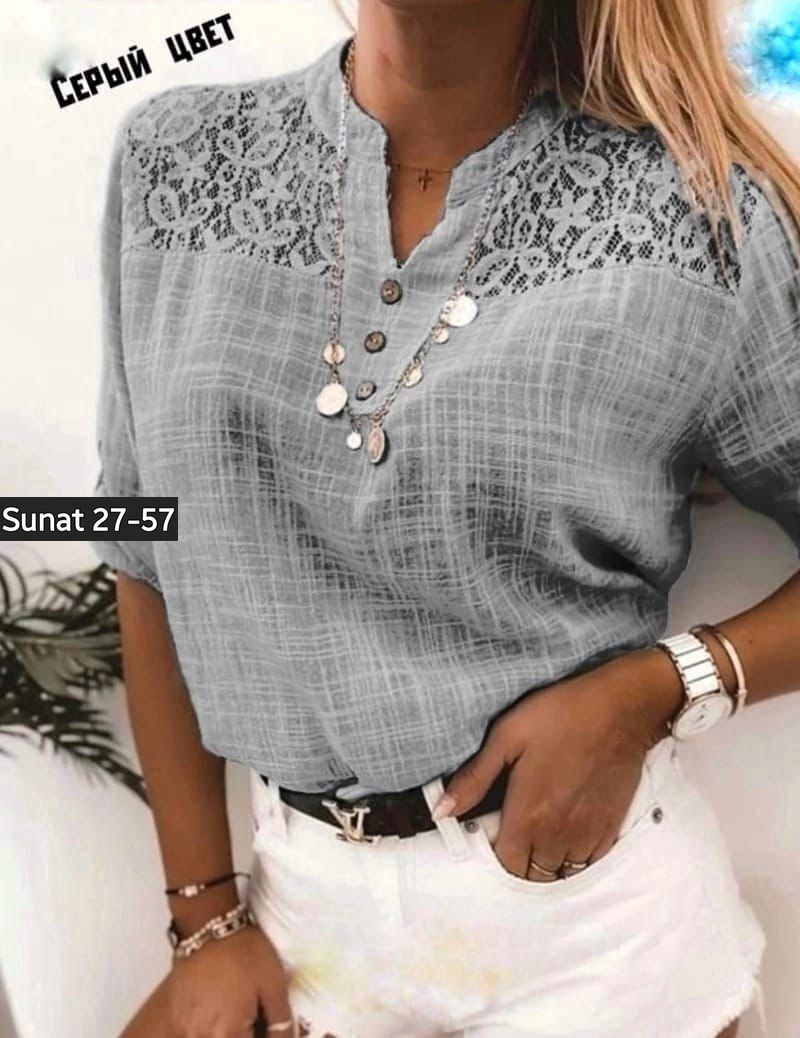 женская повседневная блузка,блузка женская,блузка ажурная,блузка для женщин,блузка с кружевами