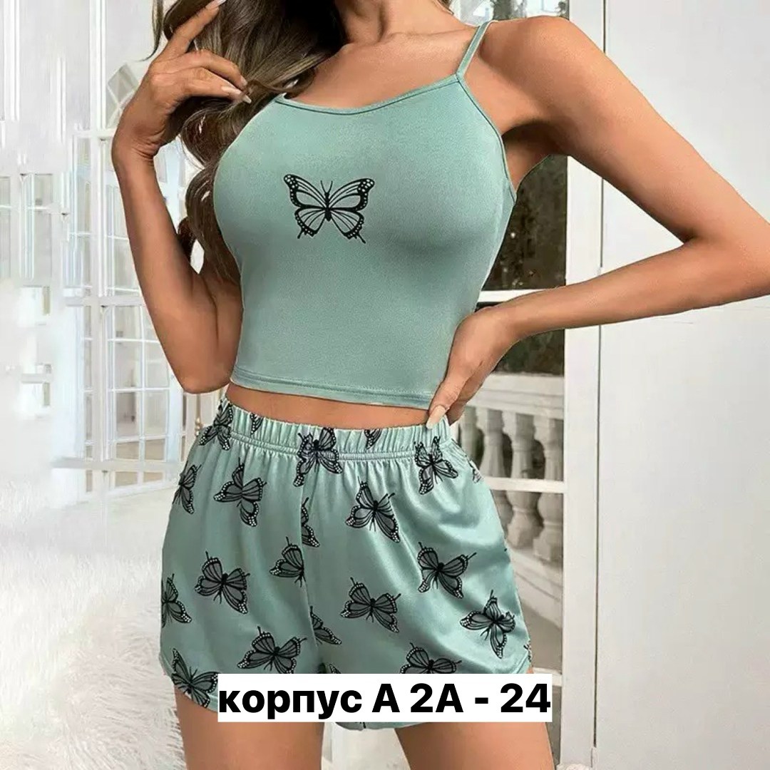 пижама женская с майкой,пижама короткая шорты и топ с сердечками,женские пижамные комплекты,пижама женская,женская пижама комплект