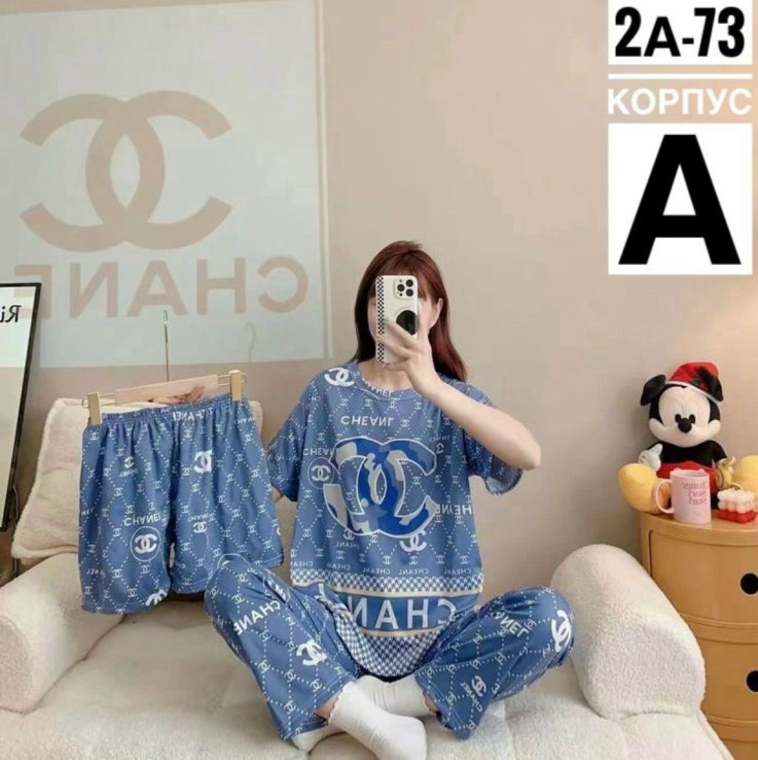 пижама женская,стильная пижама,пижама женская хлопковая с коротким рукавом длинная с мультяшным принтом,пижама домашний одежда,женская пижама с коротким рукавом