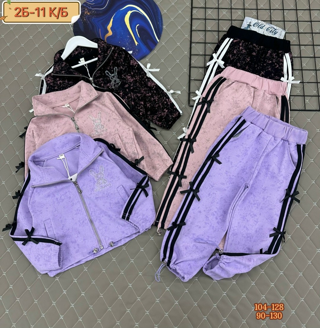 комплект трикотажный для девочек: толстовка, брюки сиреневый,спортивные костюмы для девочек,костюм для девочки,одежда для девочек,костюм из флиса