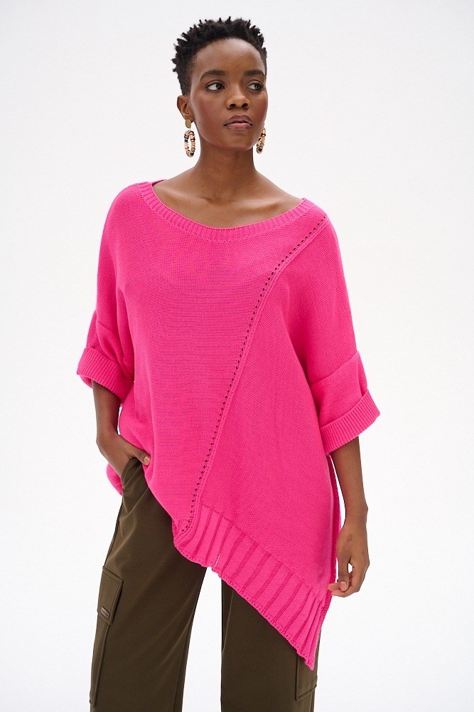 джемпер оверсайз,модный джемпер,пуловер оверсайз фуксия,оверсайз свитер,кофта оверсайз