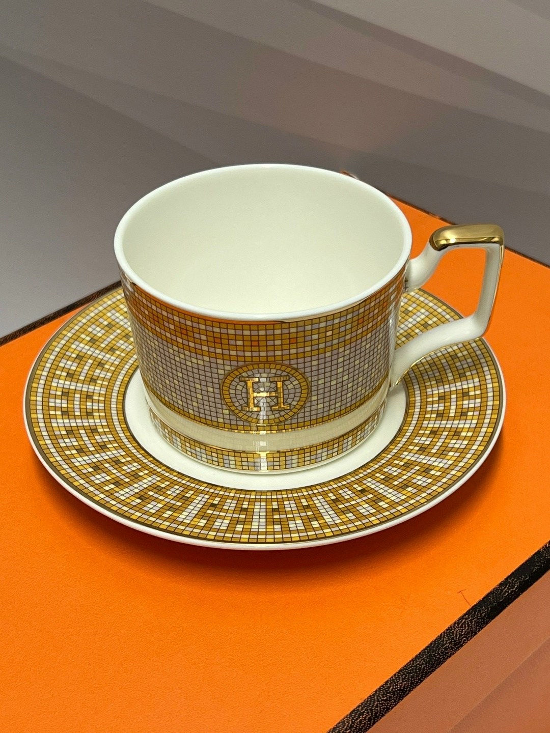 сервиз чайный hermes,набор кофейные,чайные наборы,сервиз чайный кофейный набор hermes на 2 персоны фарфор,hermes набор чайный