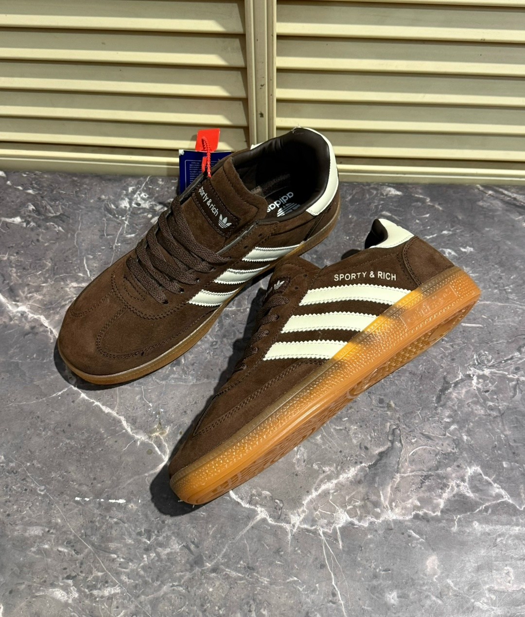 кроссовки adidas handball spezial,кроссовки летние adidas sporty and rich adidas цвет коричневый,кроссовки adidas handball spezial sporty & rich brown,кроссовки adidas spezial,кроссовки adidas handbal