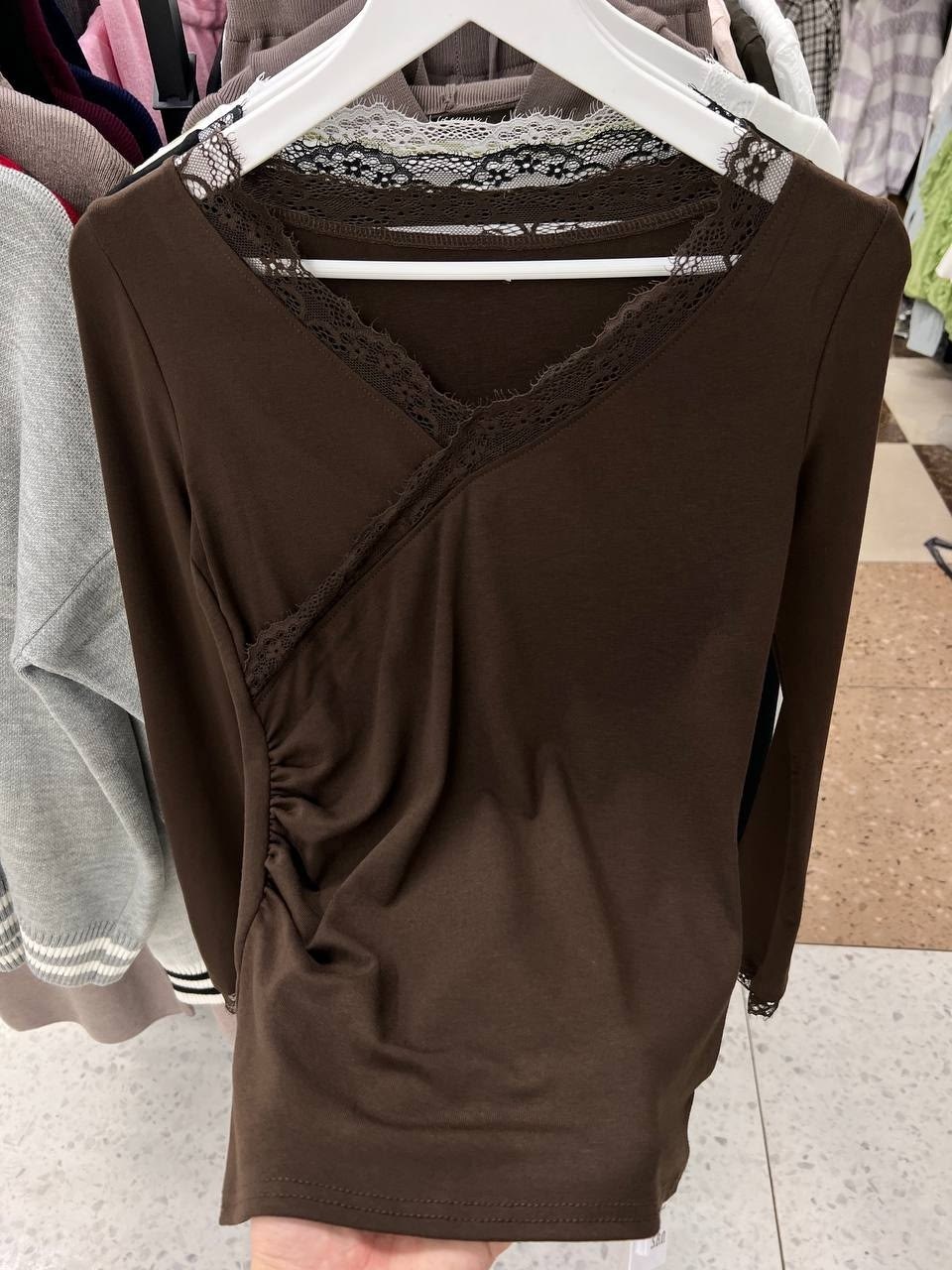 женская кофта,трикотажная кофта,кофта,коричневая кофта,футболки с длинными рукавами