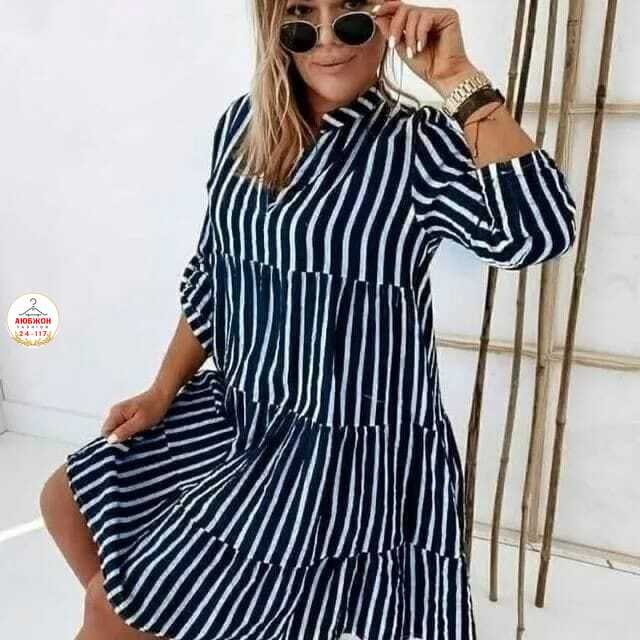 платье туника летнее,платье туника женская,платье женская,летнее женское платье,рубашка в мелкую полоску женская