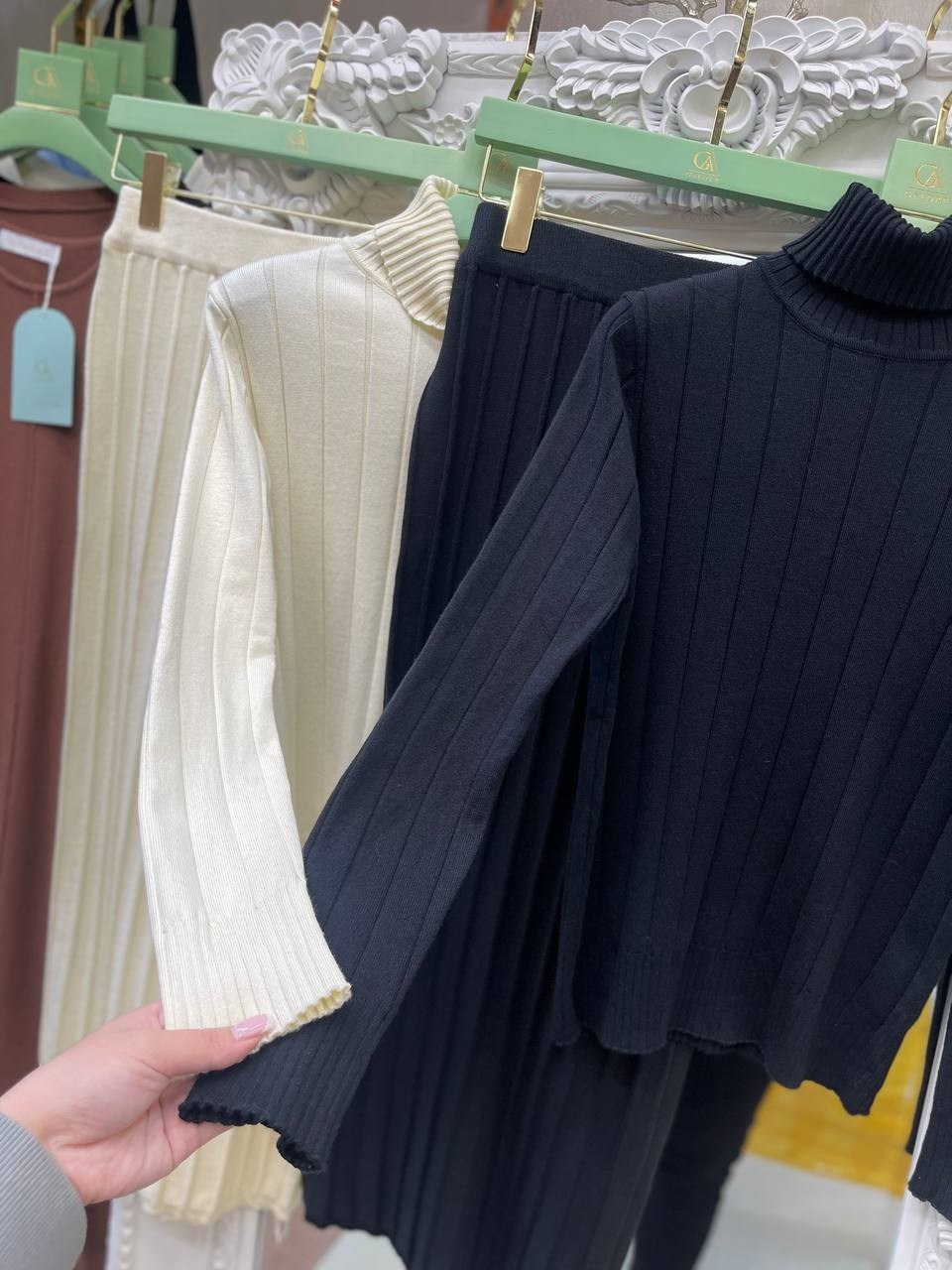 костюм женский,трикотажный костюм,костюм лапша с брюками,вязаные костюмы,комплект костюм