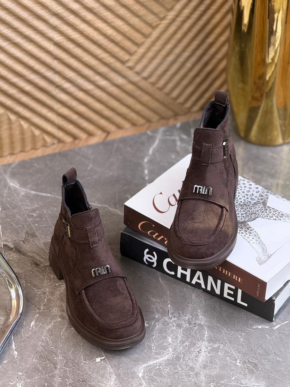 ,ботинки miu miu, женская,женские ботинки,ботинки замш