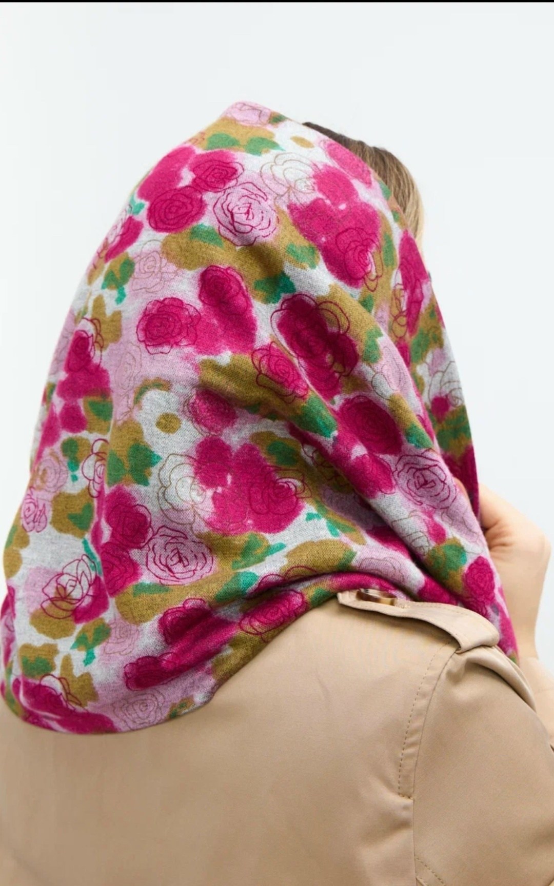 снуд женский,снуд,платок снуд,трикотажный снуд,капор снуд