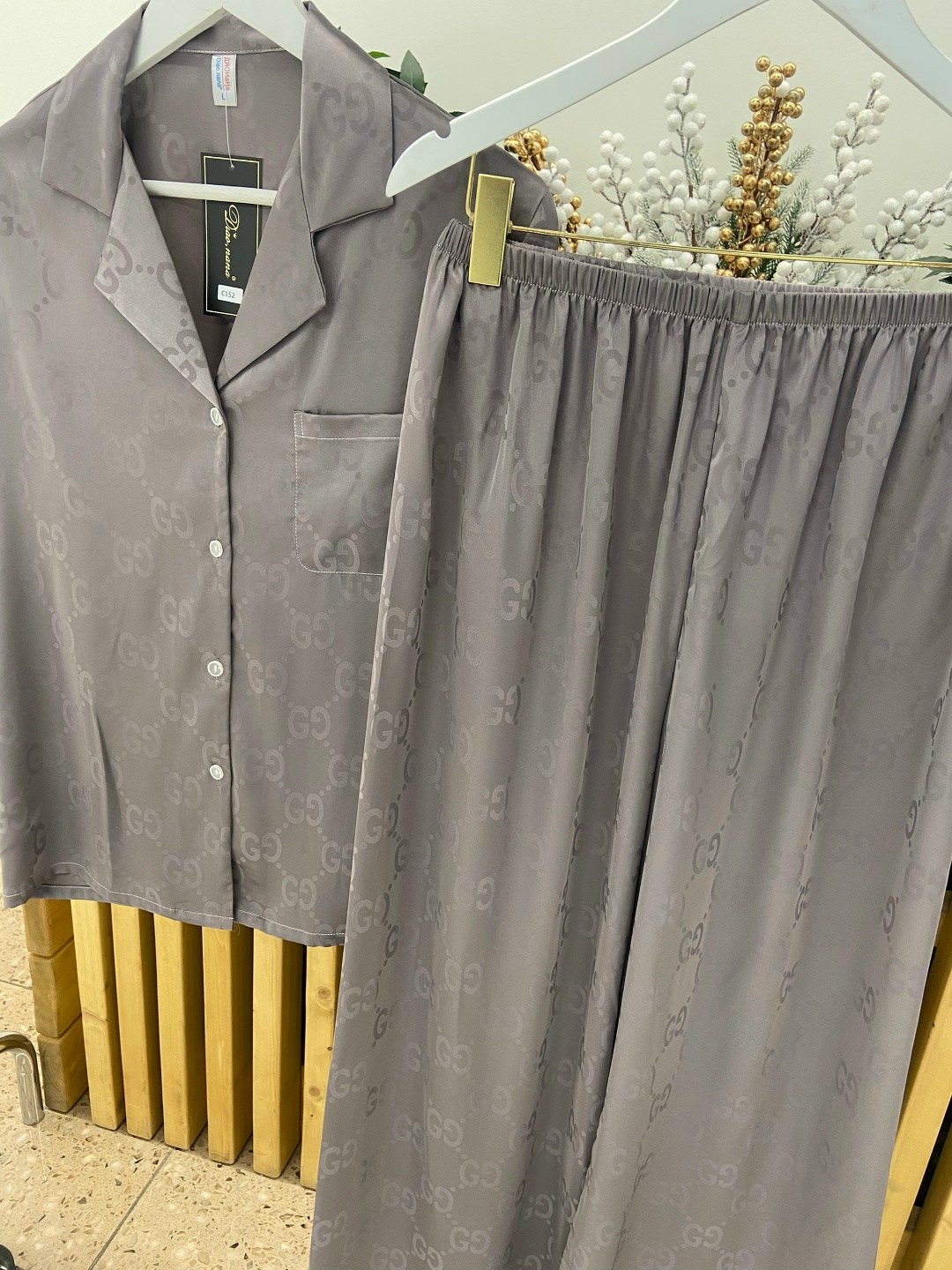 пижама комплект,пижама женские,пижама женская шёлковая со штанами домашняя одежда,пижама серая,пижама гуччи оригинал