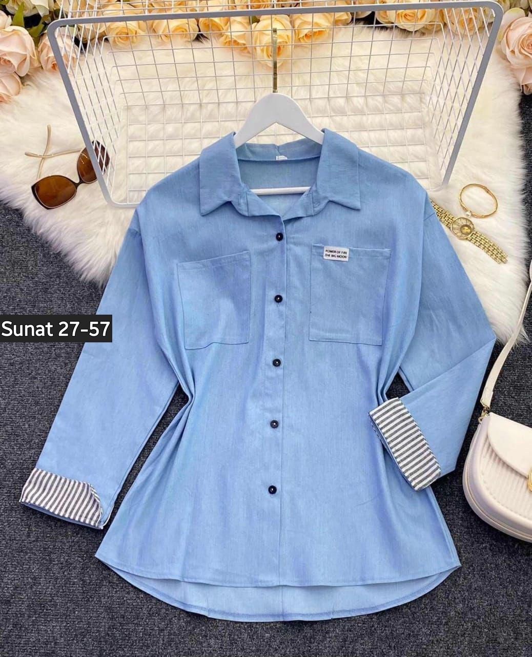 рубашка джинсовая женская,рубашка женская,джинсовая рубашка свободная,рубашка повседневная,рубашка свободного кроя