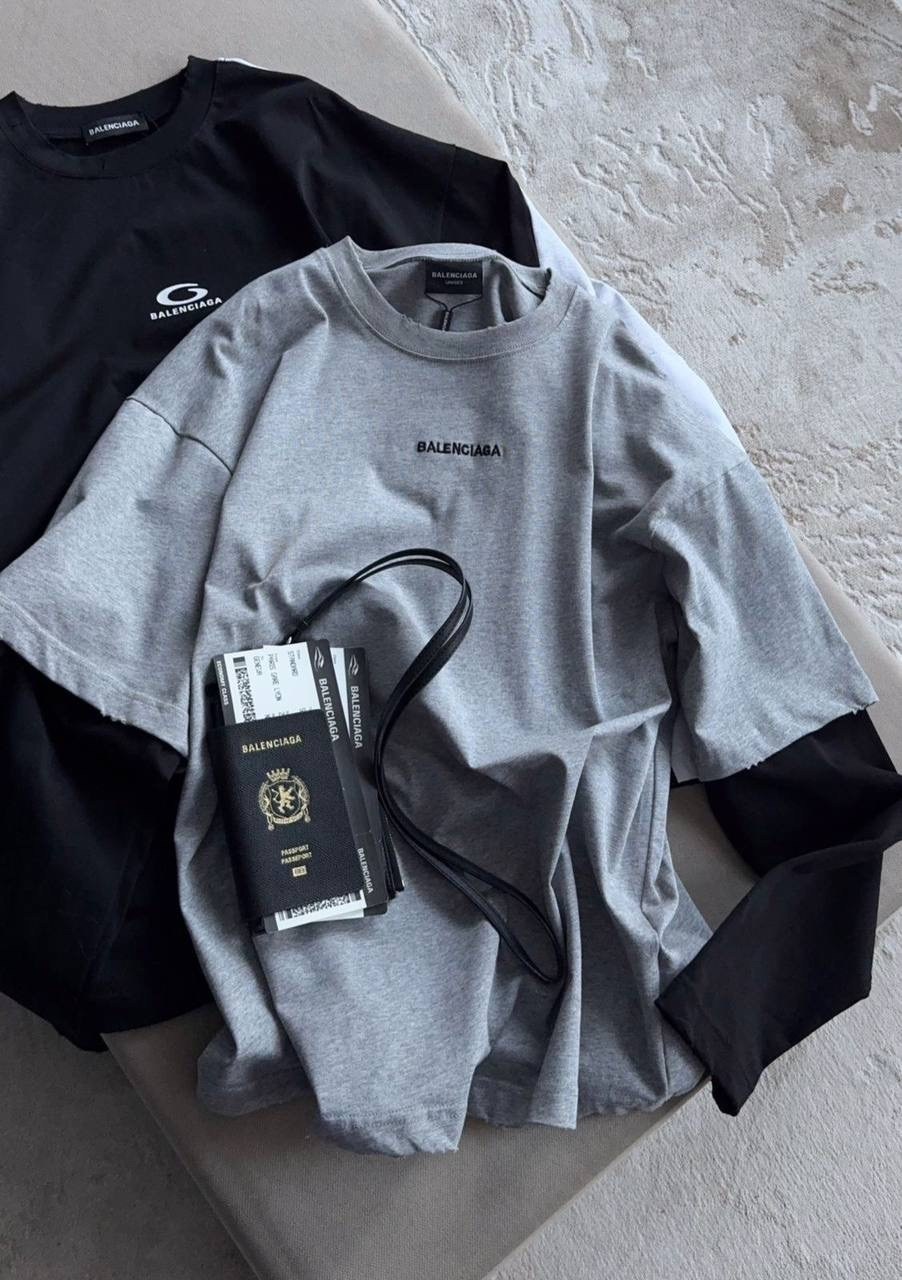 лонгслив оверсайз с двойным рукавом,лонгслив женский серый,лонгслив оверсайз серый,лонгслив свободного кроя,лонгслив оверсайз