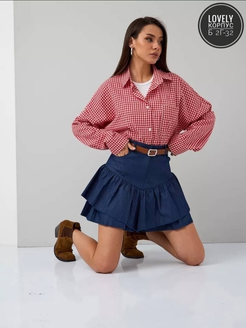 рубашка оверсайз летняя в клетку betrendy wear,женская рубашка,рубашка в клетку женская,хлопковая рубашка в клетку cosmo brand,рубашка в клетку