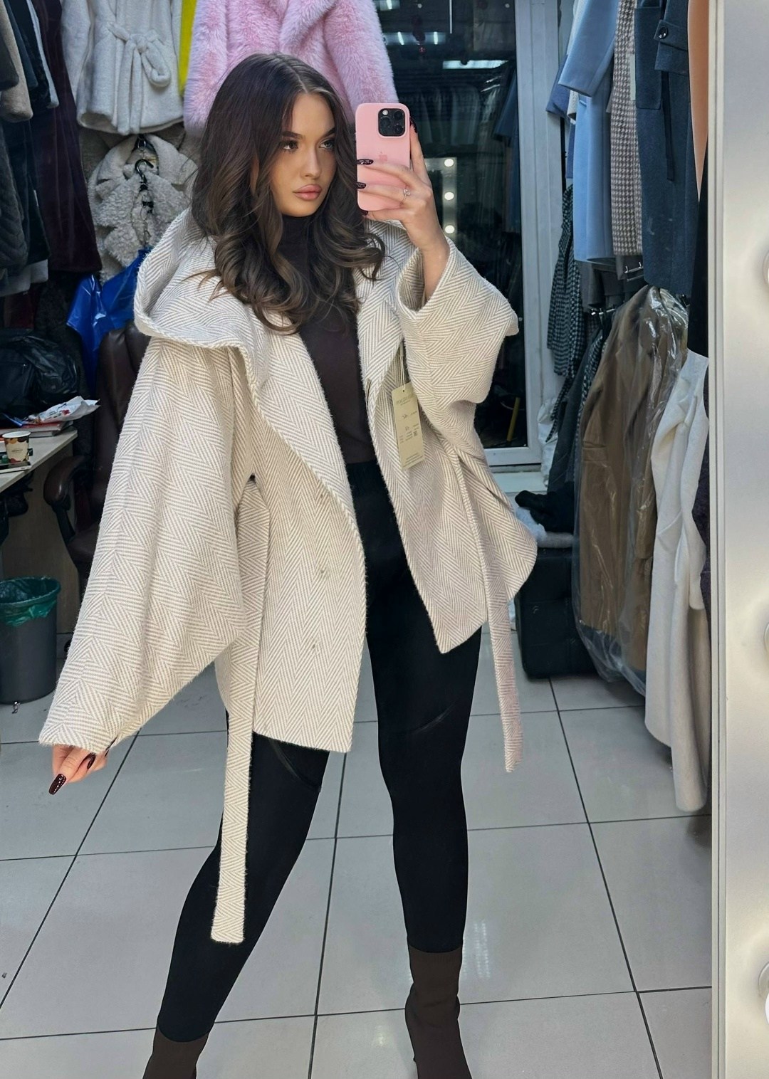 пончо,пончо женское,стильное пальто,пончо с капюшоном,пончо с рукавами