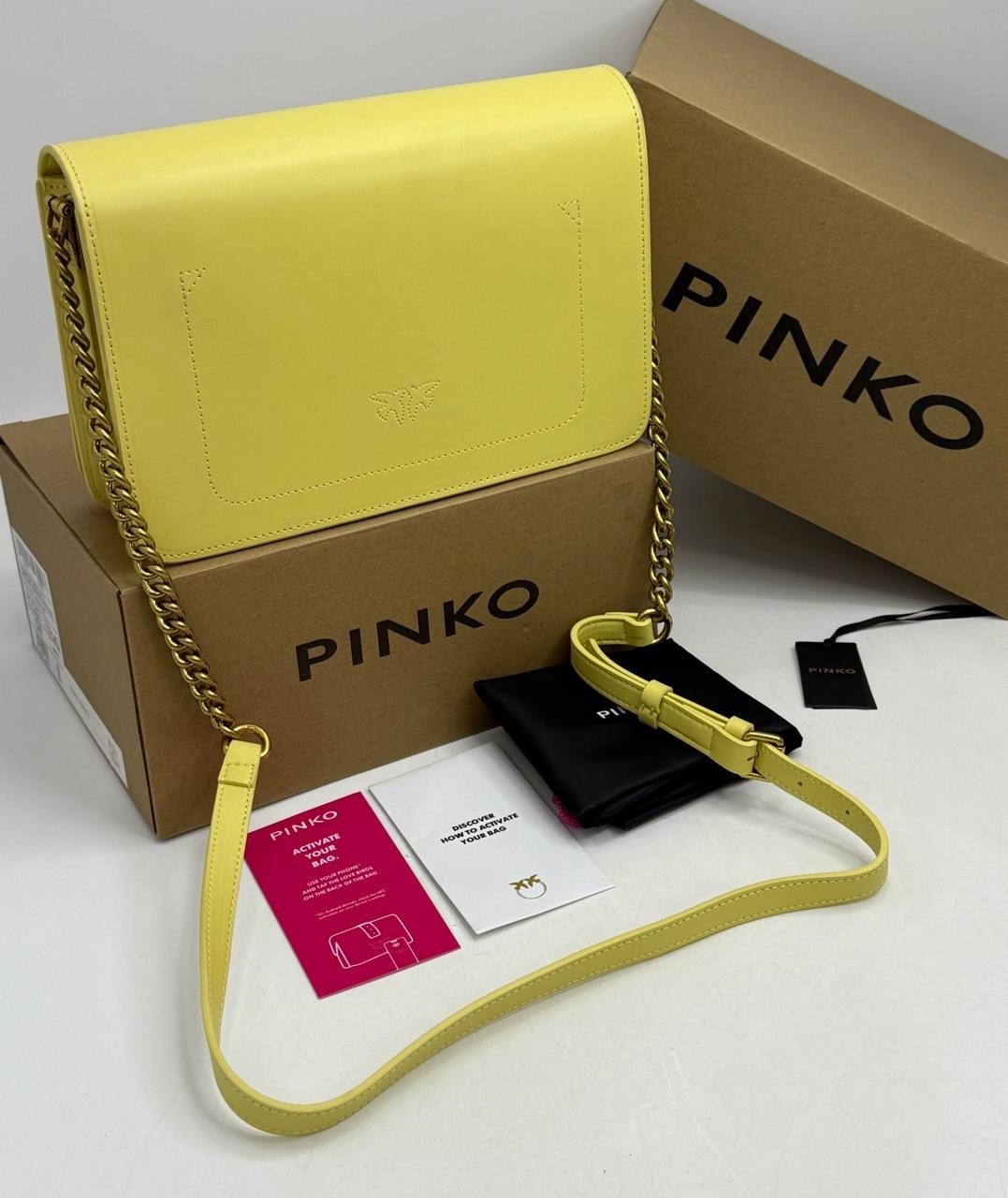 сумка pinko,сумка pinko женская,pinko сумка на плечо,сумка кросс-боди женская pinko love bag click simply черный,сумка pinko желтый