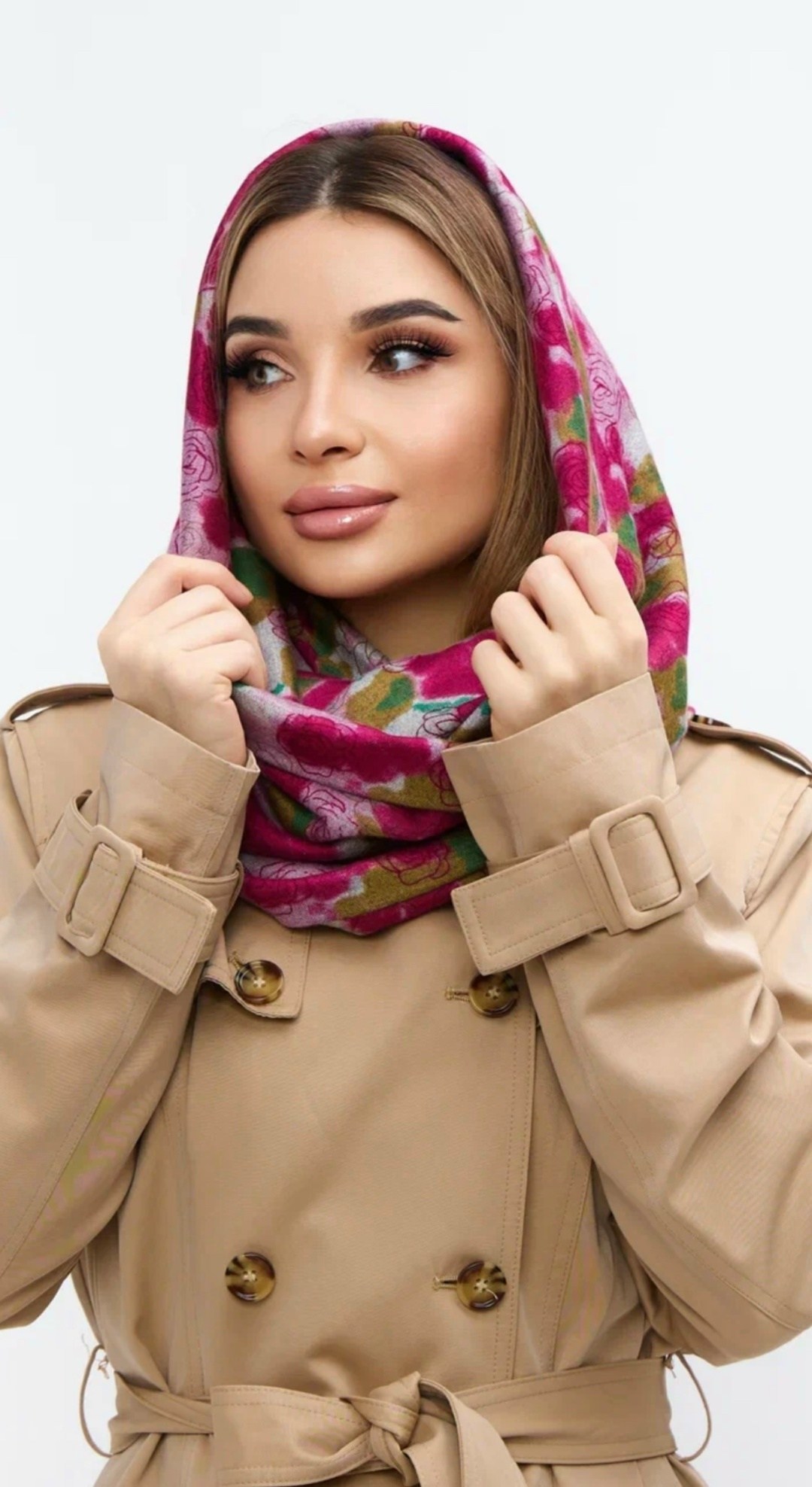 снуд женский,снуд,платок снуд,трикотажный снуд,капор снуд