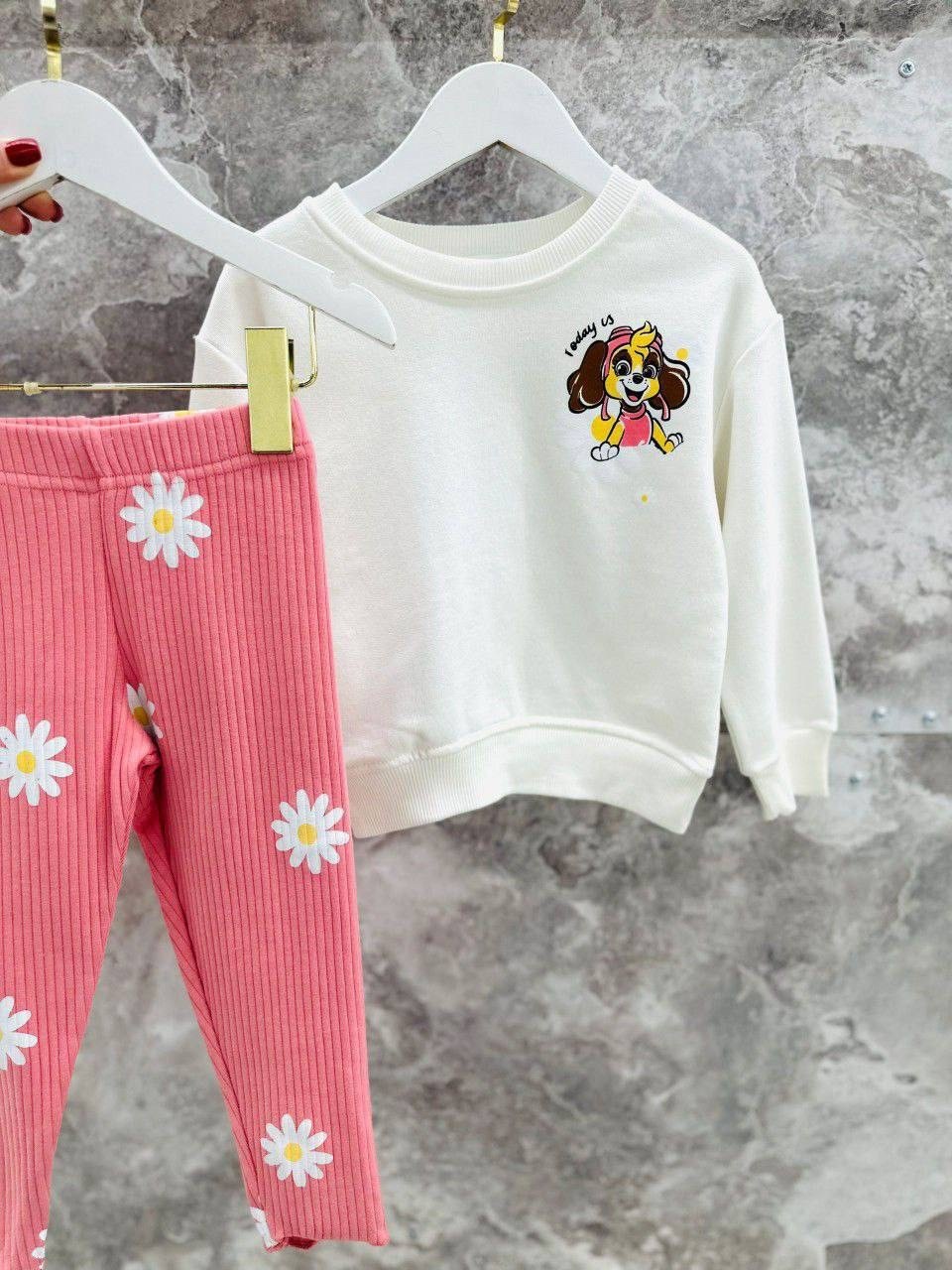 ребенок,кофта для девочек,костюм для девочек,комплект свитшот,одежда детская