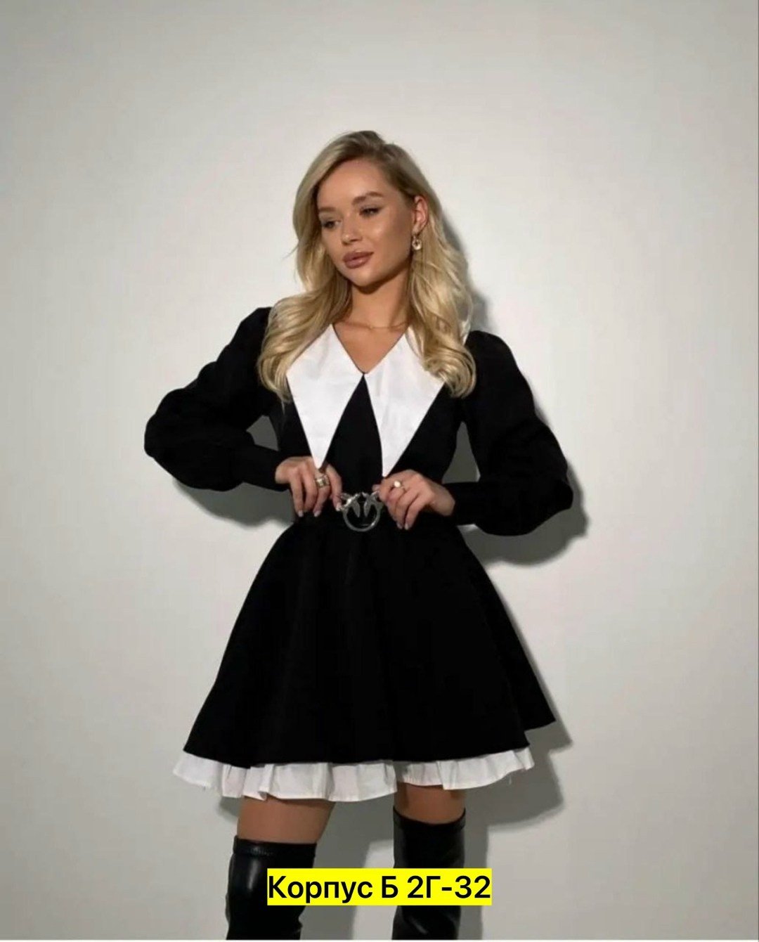 черное платье с белым воротником,платье с воротником,стиль одежды,платье,школьное платье