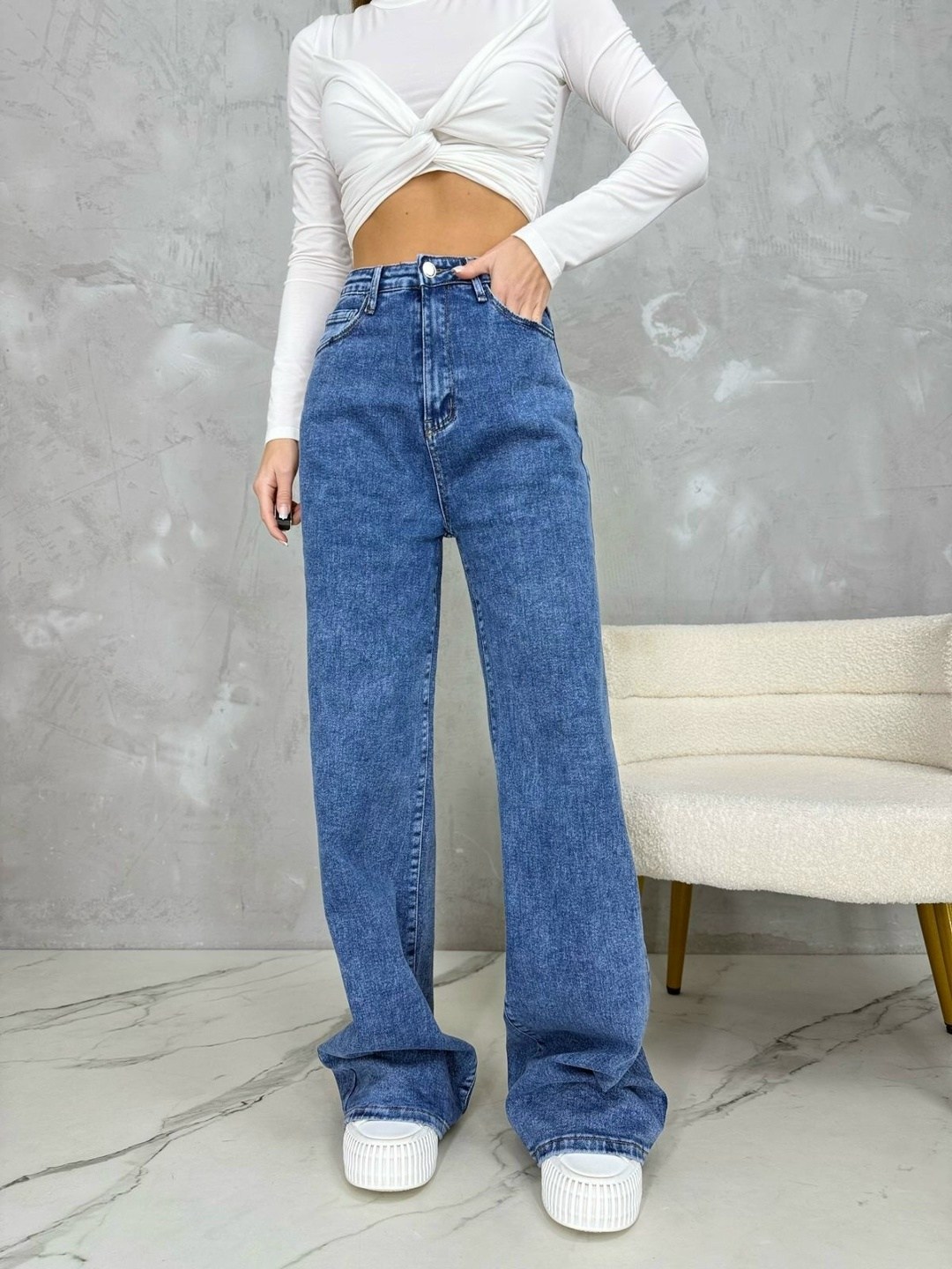 джинсы широкие трубы,женские джинсы,джинсы широкие трубы женские,джинсы широкие с высокой посадкой dh fashion,джинсы широкие