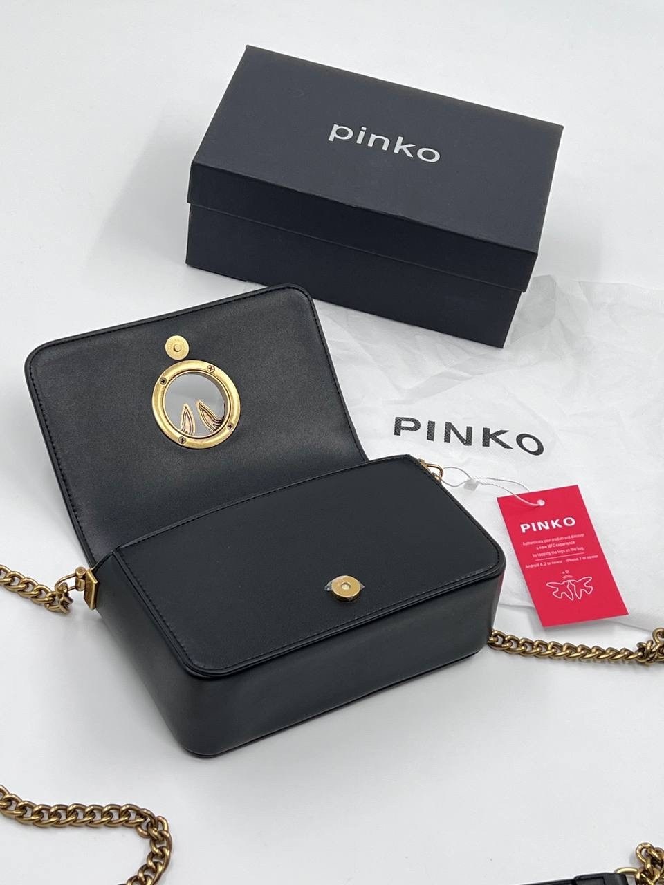 сумка кросс-боди женская pinko love bag click simply черный,сумка pinko,pinko сумка на плечо,сумка pinko женская,сумка pinko натуральная кожа