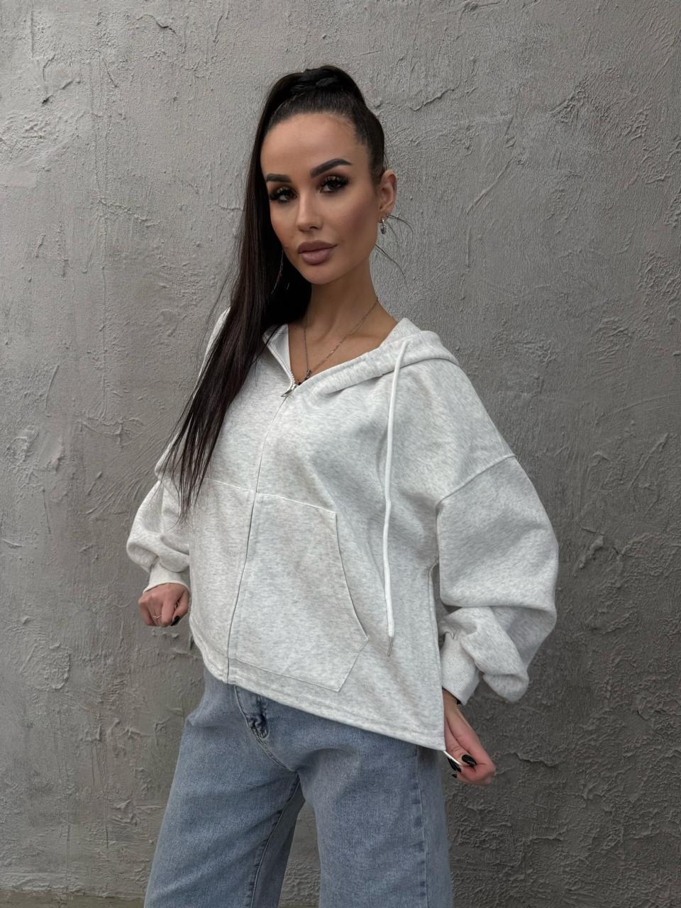 толстовка женская,толстовка флис,кофта женская,толстовка спортивная теплая на молнии fashion_ellie,толстовка с капюшоном