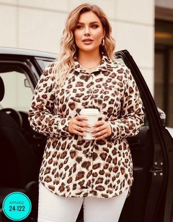 леопардовая рубашка,clasi рубашка больших размеров леопардовый принт shein,свободная рубашка с леопардовым принтом,женские рубашки,блуза большие размеры