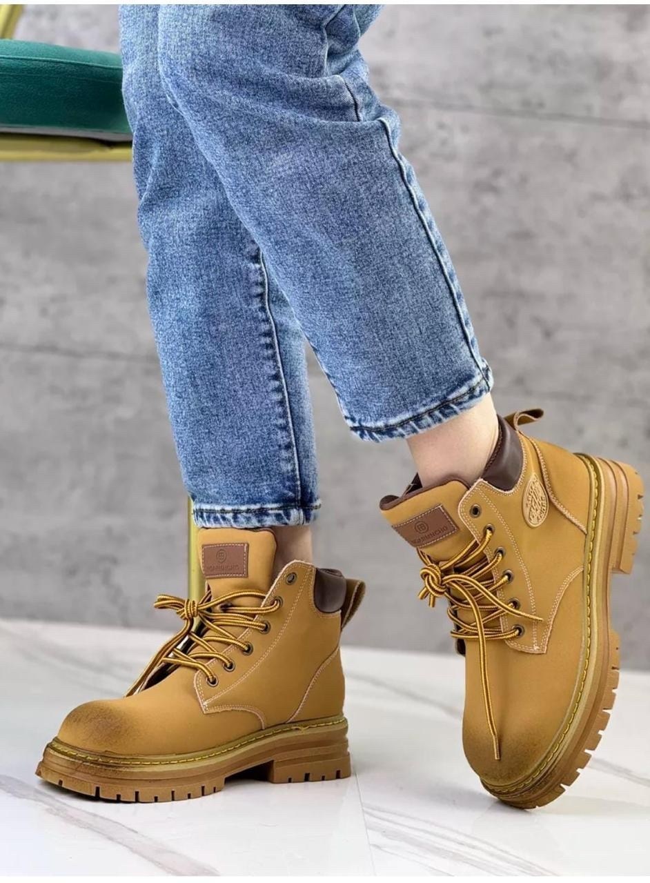 ,ботинки женские,желтые ботинки тимберленд,ботинки модные,демисезонные ботинки