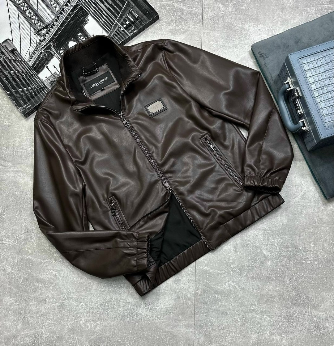кожаная куртка дольче габбана мужская,кожаная куртка мужская,куртка кожаная,куртка бомбер,кожаная куртка бомбер