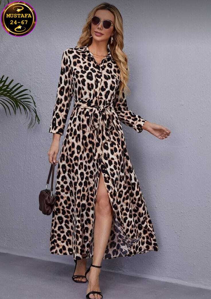 леопардовое платье,платье с леопардовым принтом,платье женское,модное платье,платья макси леопард