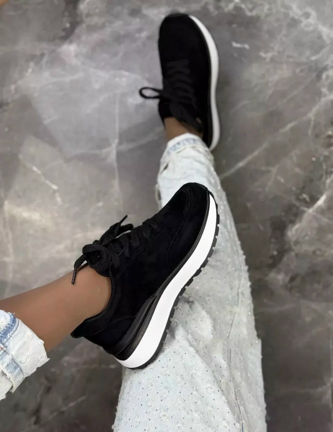 кроссовки женскиe,замшевые кроссовки,кроссовки черные,черные кроссовки женские,