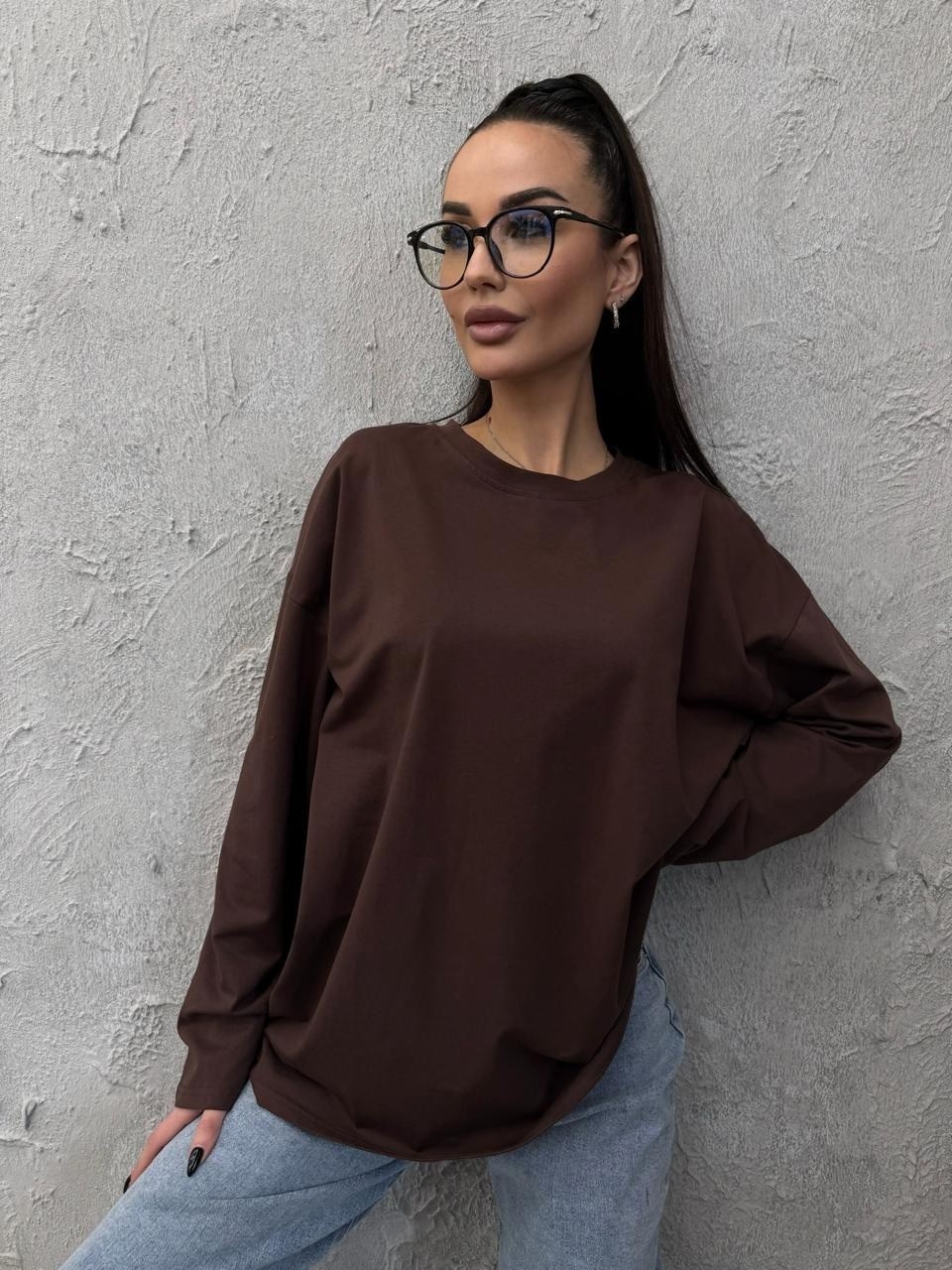 лонгслив оверсайз,лонгслив оверсайз удлиненный younowa цвет белый,лонгслив оверсайз удлиненный younowa,лонгслив женский оверсайз,лонгслив оверсайз белый