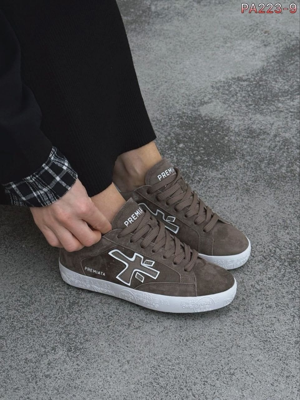 кроссовки premiata,,кроссовки мужские premiata,кеды premiata,мужские кроссовки premiata steven 6973 цвет коричневый размер 41 eu