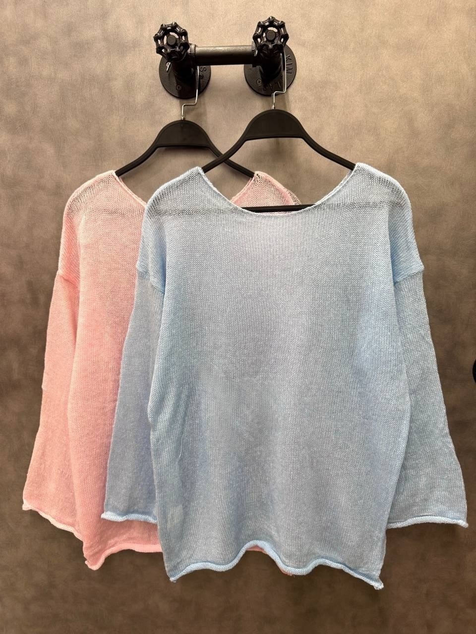 свитер паутинка,джемпер мохеровая паутинка цвета "туман",паутинка кофта,свитер из акрила,свитер паутинка из мохера